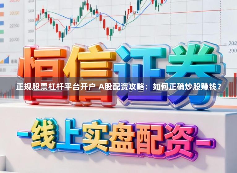 正规股票杠杆平台开户 A股配资攻略：如何正确炒股赚钱？