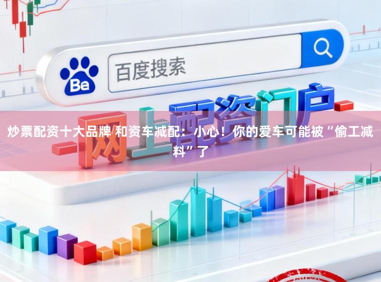 炒票配资十大品牌 和资车减配：小心！你的爱车可能被“偷工减料”了